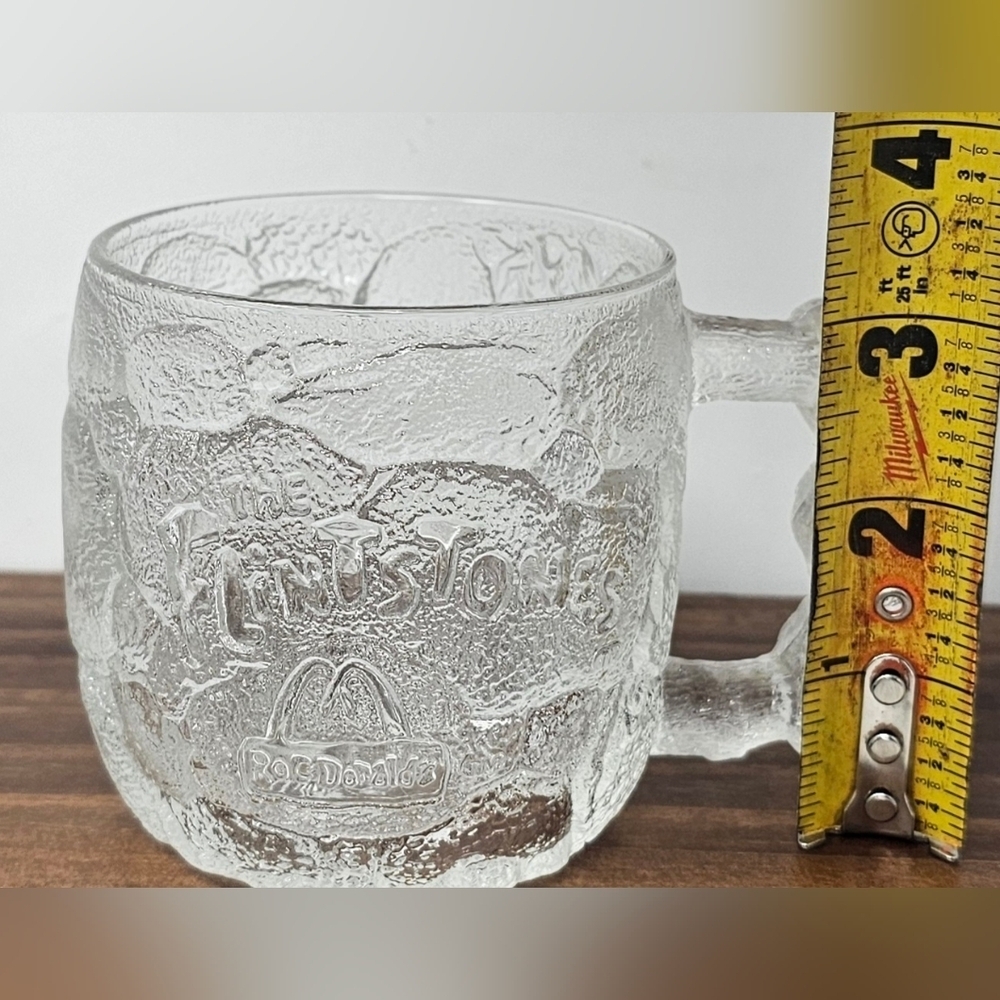 Vintage McDONALD'S 1993 The Flintstones Rocky Road Frosted Glads Mug Cup USA - Picture 11 of 12